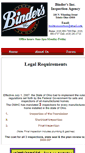 Mobile Screenshot of bindersinspection.com